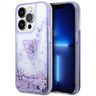 Guess GUHCP14LLFCTPU iPhone 14 Pro 6,1" fioletowy/purple hardcase Liquid Glitter Palm Collection na NearMe.pl