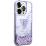 Guess GUHCP14LLFCTPU iPhone 14 Pro 6,1" fioletowy/purple hardcase Liquid Glitter Palm Collection na NearMe.pl