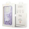 Guess GUHCP14LLFCTPU iPhone 14 Pro 6,1" fioletowy/purple hardcase Liquid Glitter Palm Collection na NearMe.pl