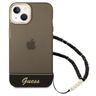 Guess GUHCP14SHGCOHK iPhone 14 / 15 / 13 6.1" czarny/black hardcase Translucent Pearl Strap na NearMe.pl