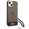 Guess GUHCP14MHGCOHK iPhone 14 Plus/ 15 Plus 6.7" czarny/black hardcase Translucent Pearl Strap na NearMe.pl