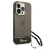 Guess GUHCP14LHGCOHK iPhone 14 Pro6,1" czarny/black hardcase Translucent Pearl Strap na NearMe.pl