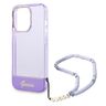 Guess GUHCP14LHGCOHU iPhone 14 Pro 6,1" fioletowy/purple hardcase Translucent Pearl Strap na NearMe.pl