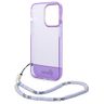 Guess GUHCP14LHGCOHU iPhone 14 Pro 6,1" fioletowy/purple hardcase Translucent Pearl Strap na NearMe.pl