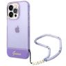 Guess GUHCP14XHGCOHU iPhone 14 Pro Max6,7" fioletowy/purple hardcase Translucent Pearl Strap na NearMe.pl