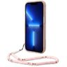 Guess GUHCP14MHGCOHP iPhone 14 Plus / 15 Plus 6.7" różowy/pink hardcase Translucent Pearl Strap na NearMe.pl