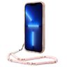 Guess GUHCP14LHGCOHP iPhone 14 Pro 6,1" różowy/pink hardcase Translucent Pearl Strap na NearMe.pl