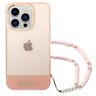 Guess GUHCP14XHGCOHP iPhone 14 Pro Max6,7" różowy/pink hardcase Translucent Pearl Strap na NearMe.pl