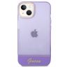 Guess GUHCP14MHGCOU iPhone 14 Plus / 15 Plus 6.7" fioletowy/purple hardcase Translucent na NearMe.pl