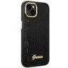 Guess GUHCP14MHGCRHK iPhone 14 Plus / 15 Plus 6.7" czarny/black hardcase Croco Collection na NearMe.pl
