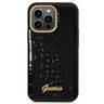Guess GUHCP14LHGCRHK iPhone 14 Pro 6,1" czarny/black hardcase Croco Collection na NearMe.pl