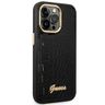 Guess GUHCP14LHGCRHK iPhone 14 Pro 6,1" czarny/black hardcase Croco Collection na NearMe.pl