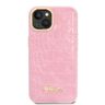 Guess GUHCP14SHGCRHP iPhone 14 / 15 / 13 6.1" różowy/pink hardcase Croco Collection na NearMe.pl