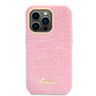 Guess GUHCP14LHGCRHP iPhone 14 Pro 6,1" różowy/pink hardcase Croco Collection na NearMe.pl