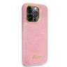 Guess GUHCP14LHGCRHP iPhone 14 Pro 6,1" różowy/pink hardcase Croco Collection na NearMe.pl