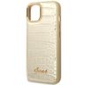 Guess GUHCP14MHGCRHD iPhone 14 Plus / 15 Plus 6.7" złoty/gold hardcase Croco Collection na NearMe.pl