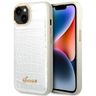 Guess GUHCP14MHGCRHS iPhone 14 Plus / 15 Plus 6.7" srebrny/silver hardcase Croco Collection na NearMe.pl
