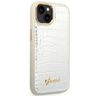 Guess GUHCP14MHGCRHS iPhone 14 Plus / 15 Plus 6.7" srebrny/silver hardcase Croco Collection na NearMe.pl