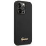 Guess GUHCP14LSLSMK iPhone 14 Pro 6,1" czarny/black hard case Silicone Vintage Gold Logo na NearMe.pl