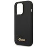 Guess GUHCP14LSLSMK iPhone 14 Pro 6,1" czarny/black hard case Silicone Vintage Gold Logo na NearMe.pl