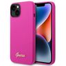 Guess GUHCP14MSLSMF iPhone 14 Plus/ 15 Plus 6.7" fuksja/fuschia hard case Silicone Vintage Gold Logo na NearMe.pl