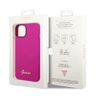 Guess GUHCP14MSLSMF iPhone 14 Plus/ 15 Plus 6.7" fuksja/fuschia hard case Silicone Vintage Gold Logo na NearMe.pl