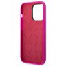 Guess GUHCP14LSLSMF iPhone 14 Pro6,1" fuksja/fuschia hard case Silicone Vintage Gold Logo na NearMe.pl