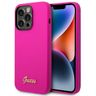 Guess GUHCP14XSLSMF iPhone 14 Pro Max 6,7" fuksja/fuschia hard case Silicone Vintage Gold Logo na NearMe.pl