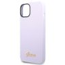 Guess GUHCP14MSLSMU iPhone 14 Plus/ 15 Plus 6.7" fioletowy/purple hard case Silicone Vintage Gold Logo na NearMe.pl