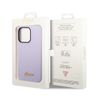 Guess GUHCP14LSLSMU iPhone 14 Pro 6,1" fioletowy/purple hard case Silicone Vintage Gold Logo na NearMe.pl