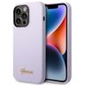 Guess GUHCP14XSLSMU iPhone 14 Pro Max 6,7" fioletowy/purple hard case Silicone Vintage Gold Logo na NearMe.pl