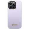 Guess GUHCP14XSLSMU iPhone 14 Pro Max 6,7" fioletowy/purple hard case Silicone Vintage Gold Logo na NearMe.pl
