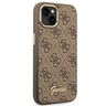 Guess GUHCP14SHG4SHW iPhone 14 / 15 / 13 6.1" brązowy/brown hard case 4G Vintage Gold Logo na NearMe.pl