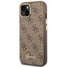 Guess GUHCP14MHG4SHW iPhone 14 Plus/ 15 Plus 6.7" brązowy/brown hard case 4G Vintage Gold Logo na NearMe.pl