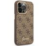 Guess GUHCP14LHG4SHW iPhone 14 Pro6,1" brązowy/brown hard case 4G Vintage Gold Logo na NearMe.pl