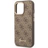 Guess GUHCP14LHG4SHW iPhone 14 Pro6,1" brązowy/brown hard case 4G Vintage Gold Logo na NearMe.pl
