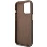 Guess GUHCP14LHG4SHW iPhone 14 Pro6,1" brązowy/brown hard case 4G Vintage Gold Logo na NearMe.pl