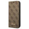 Guess GUBKP14LHG4SHW iPhone 14 Pro brązowy/brown book 4G Vintage Gold Logo na NearMe.pl