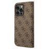 Guess GUBKP14LHG4SHW iPhone 14 Pro brązowy/brown book 4G Vintage Gold Logo na NearMe.pl
