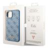 Guess GUHCP14MHG4SHB iPhone 14 Plus/ 15 Plus 6.7" niebieski/blue hard case 4G Vintage Gold Logo na NearMe.pl