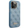 Guess GUHCP14LHG4SHB iPhone 14 Pro6,1" niebieski/blue hard case 4G Vintage Gold Logo na NearMe.pl