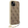 Guess GUHCP14SGF4GBR iPhone 14 / 15 / 136.1" brązowy/brown hardcase 4G Charms Collection na NearMe.pl
