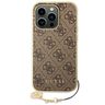 Guess GUHCP14LGF4GBR iPhone 14 Pro 6,1" brązowy/brown hardcase 4G Charms Collection na NearMe.pl