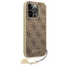 Guess GUHCP14LGF4GBR iPhone 14 Pro 6,1" brązowy/brown hardcase 4G Charms Collection na NearMe.pl