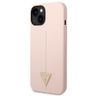 Guess GUHCP14SSLTGP iPhone 14 / 15 / 13 6.1" różowy/pink hardcase Silicone Triangle na NearMe.pl