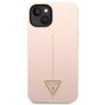 Guess GUHCP14MSLTGP iPhone 14 Plus / 15 Plus 6.7" różowy/pink hardcase Silicone Triangle na NearMe.pl