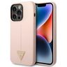 Guess GUHCP14XSLTGP iPhone 14 Pro Max 6,7" różowy/pink hardcase Silicone Triangle na NearMe.pl