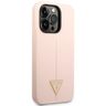 Guess GUHCP14XSLTGP iPhone 14 Pro Max 6,7" różowy/pink hardcase Silicone Triangle na NearMe.pl