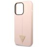 Guess GUHCP14XSLTGP iPhone 14 Pro Max 6,7" różowy/pink hardcase Silicone Triangle na NearMe.pl