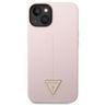 Guess GUHCP14SSLTGU iPhone 14 / 15 / 13 6.1" fioletowy/purple hardcase Silicone Triangle na NearMe.pl